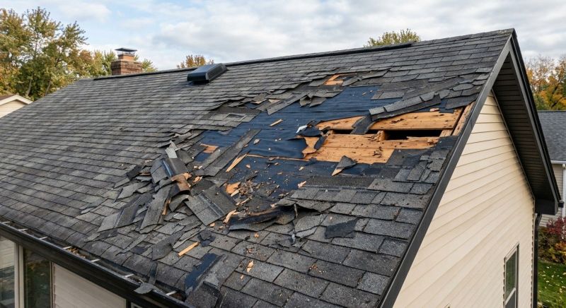 Roof Damage Repair in Cedar Lake, IN