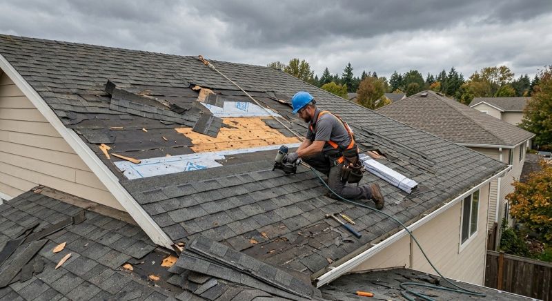 Roof Damage Repair in Crete, IL
