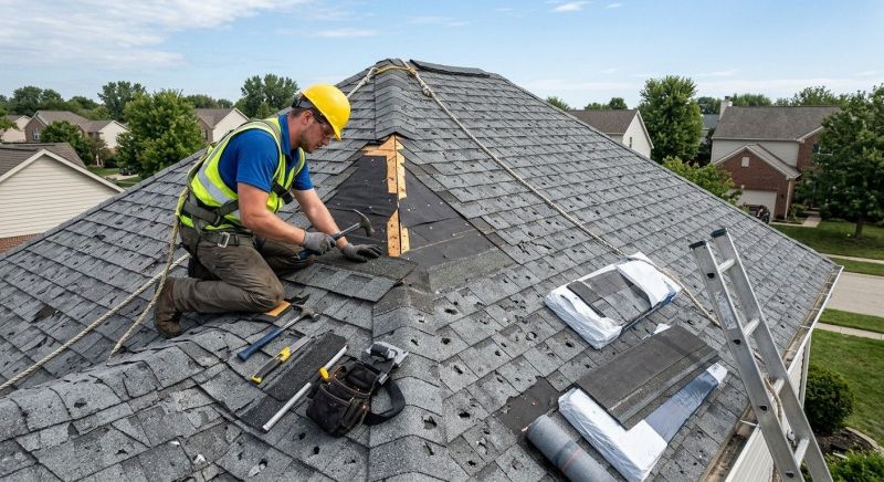 Roof Damage Repair in Hammond, IN