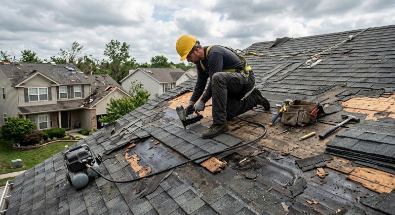 Roof Damage Repair in Schererville, IN