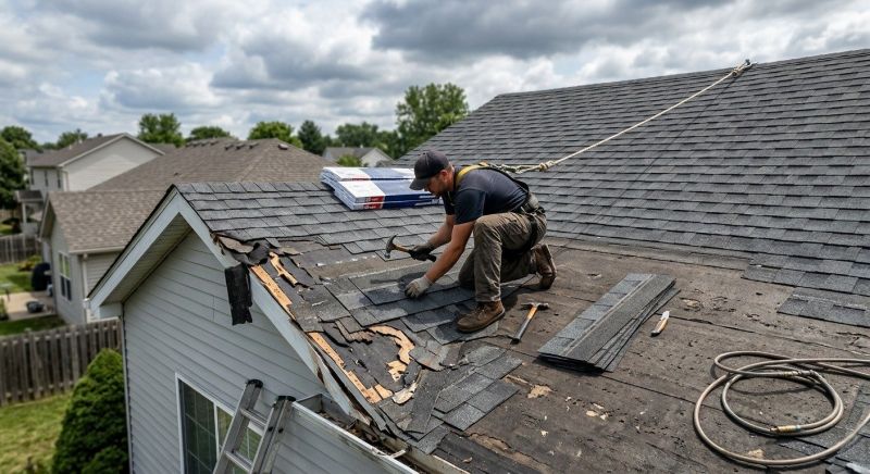 Roof Damage Restoration in Hammond, IN