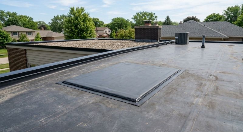 Rubber Roof Repair in Lansing, IL