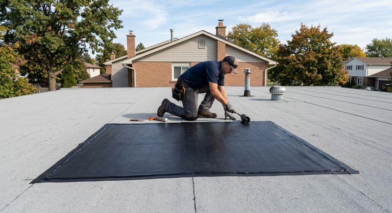 Rubber Roof Repair in Valparaiso, IN