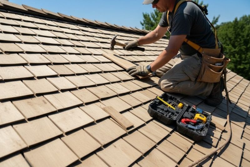 Shake Shingle Repair in Highland, IN