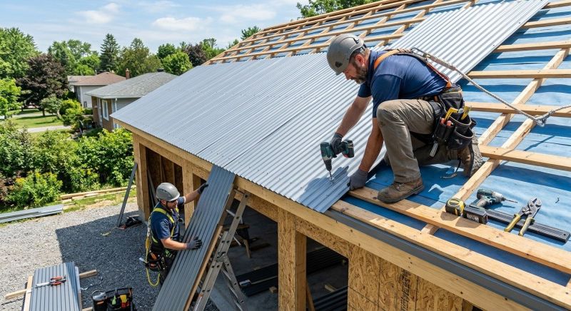Sheet Roofing Installation in Lake County, IN