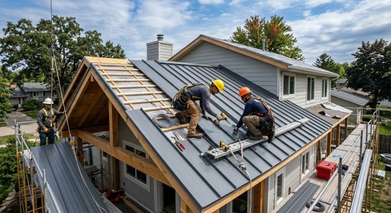 Sheet Roofing Installation in Westville, IN