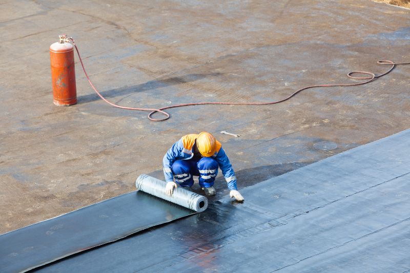 Single Ply Roof Installation in Homewood, IL