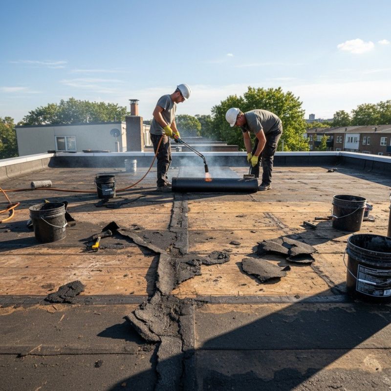 Single Ply Roof Repair in Alsip, IL