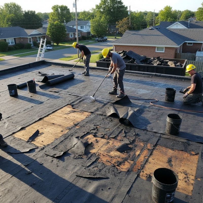 Single Ply Roof Repair in Crown Point, IN