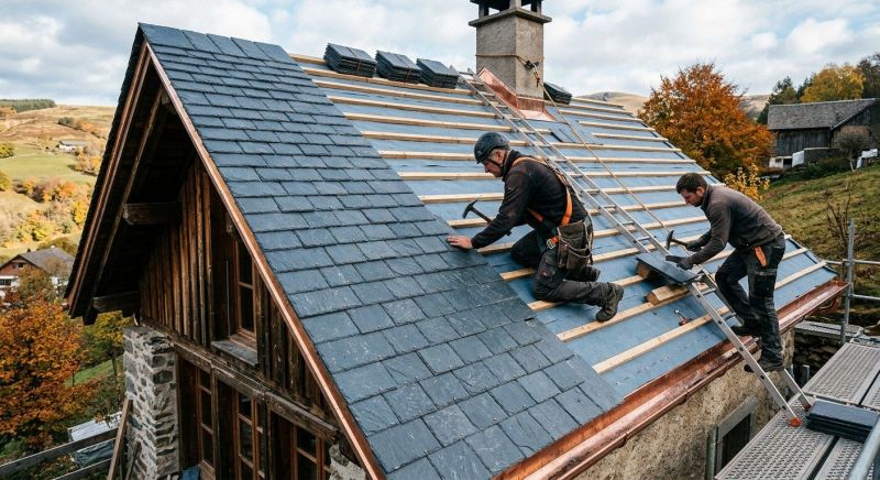 Slate Roof Construction in Palos Heights, IL