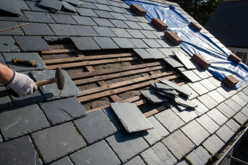 Slate Roof Repair in Crown Point, IN