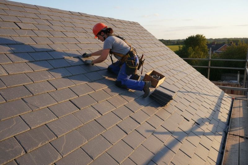 Slate Roof Repair in Merrillville, IN
