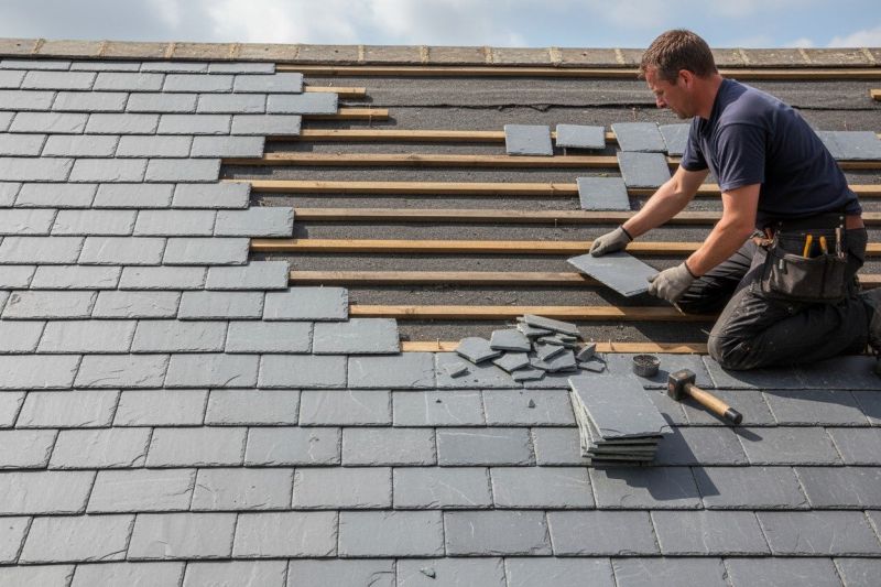 Slate Roof Repair in Monee, IL