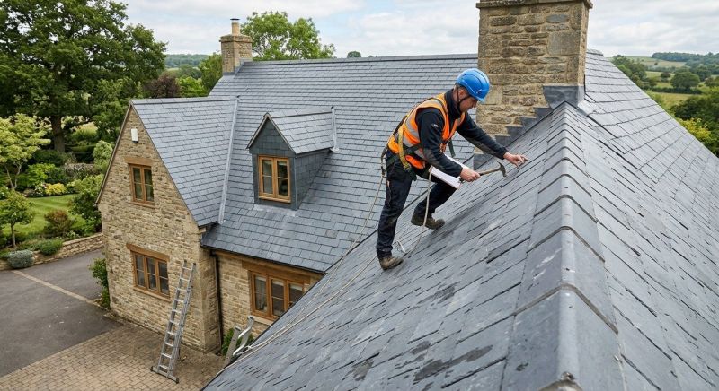 Slate Roof Repair in Whiting, IN