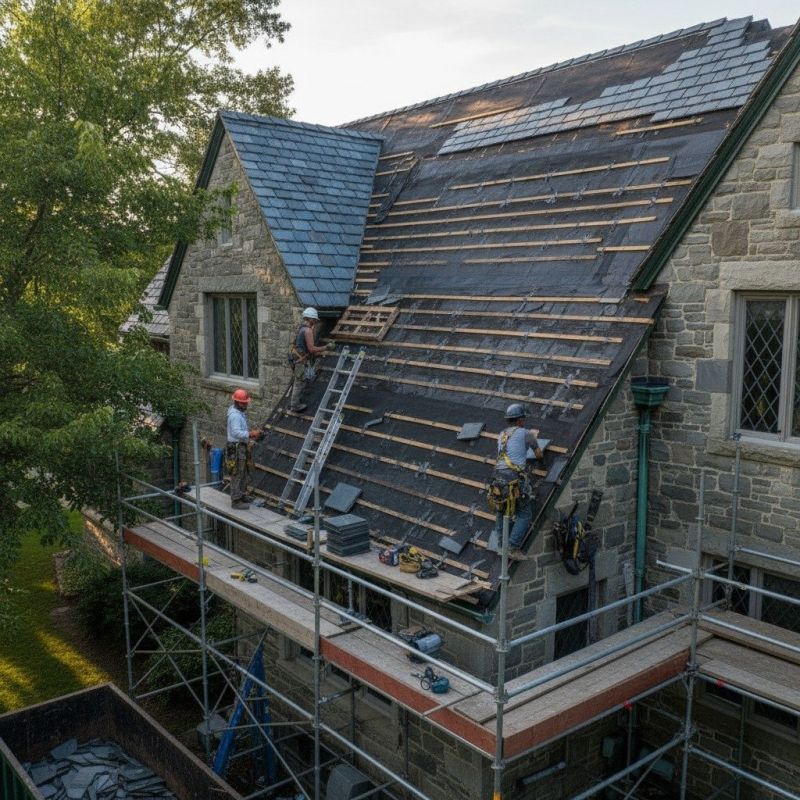 Slate Roof Replacement in Crown Point, IN