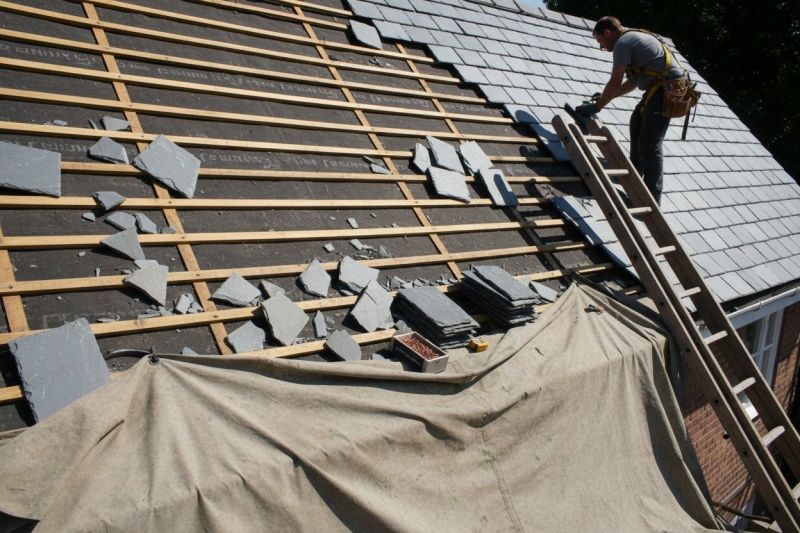 Slate Roof Replacement in Lake County, IN