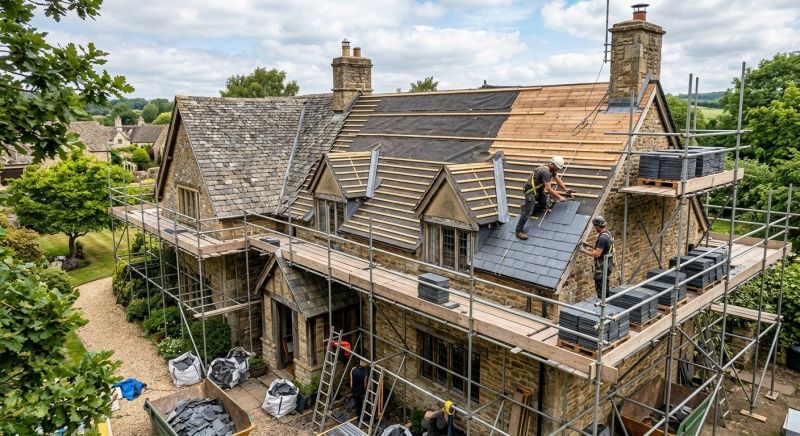 Slate Roof Replacement in Westville, IN