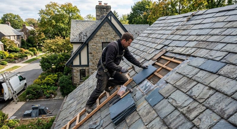 Slate Shingles Repair in Beecher, IL