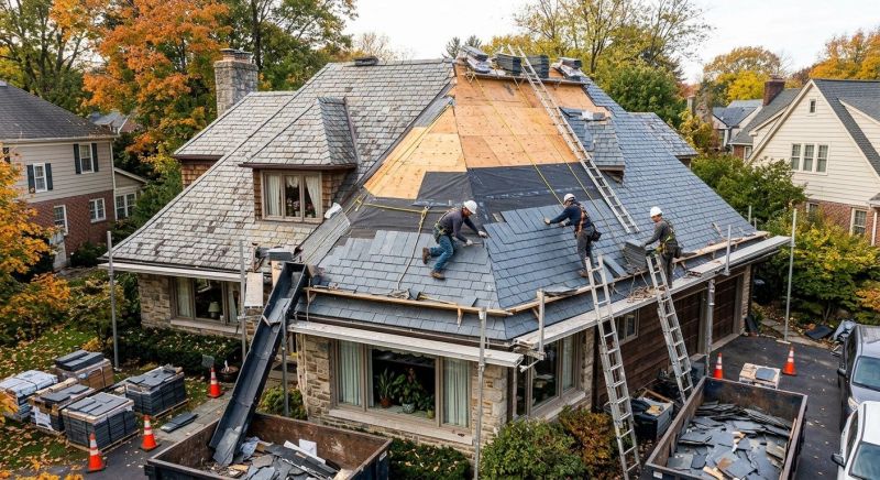 Slate Shingles Repair in Harvey, IL