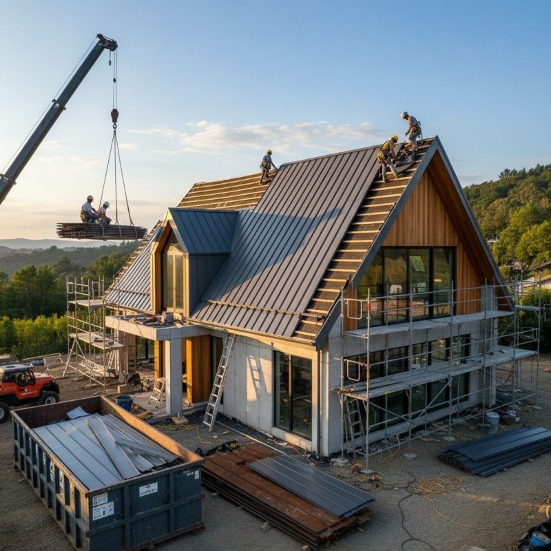 Steel Roof Replacement in Chesterton, IN