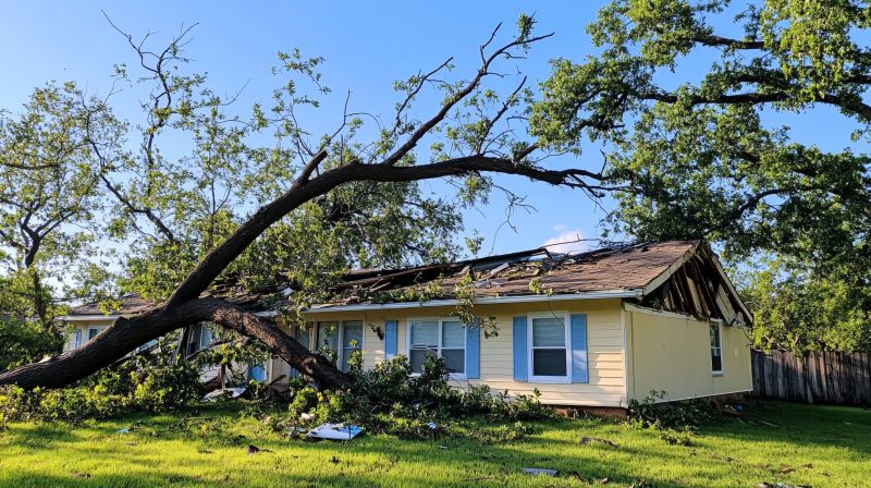 Storm Damage Roof Repair in Cedar Lake, IN