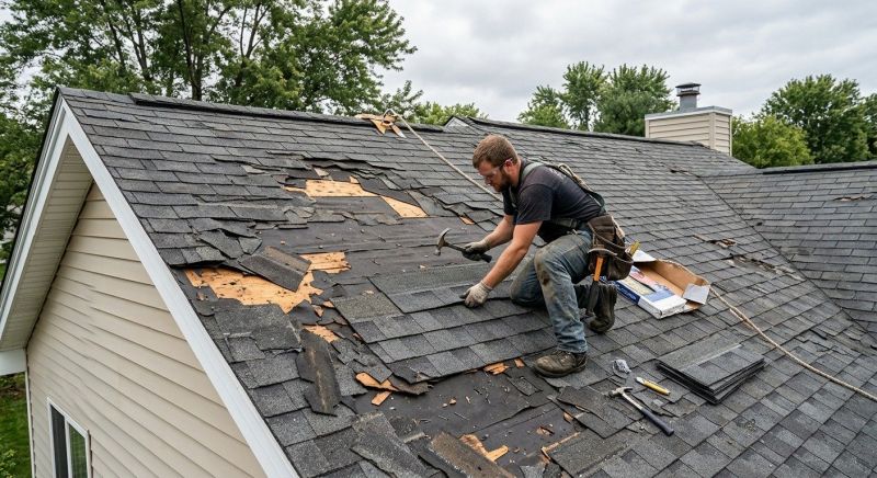 Storm Damage Roof Repair in Cook County, IL
