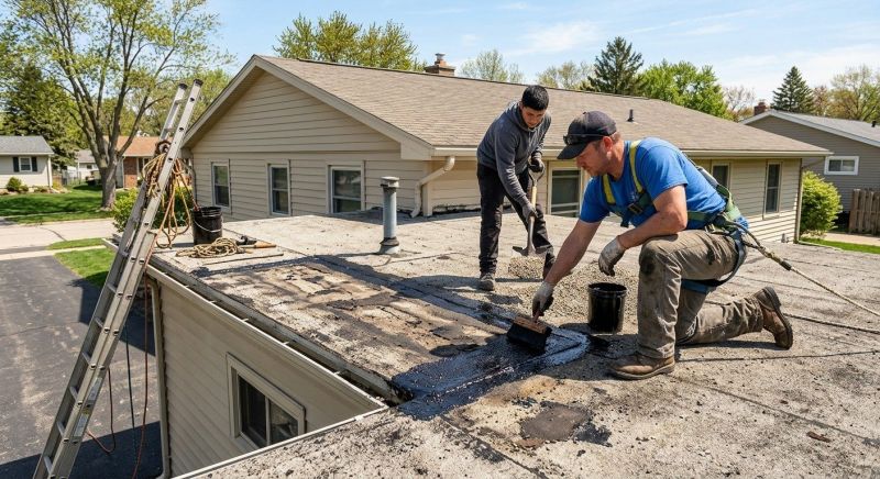 Tar And Gravel Roof Repair in Hammond, IN