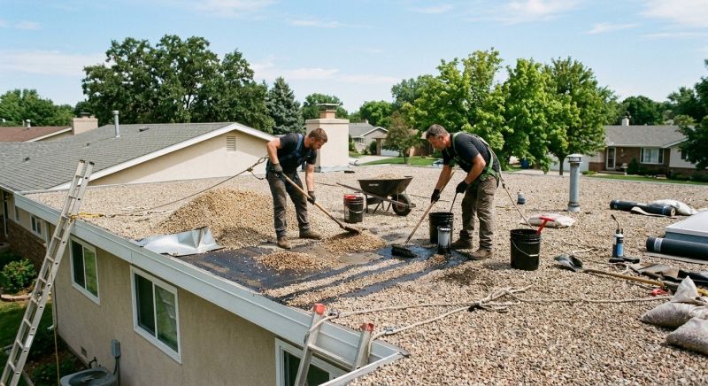 Tar And Gravel Roof Repair in Highland, IN