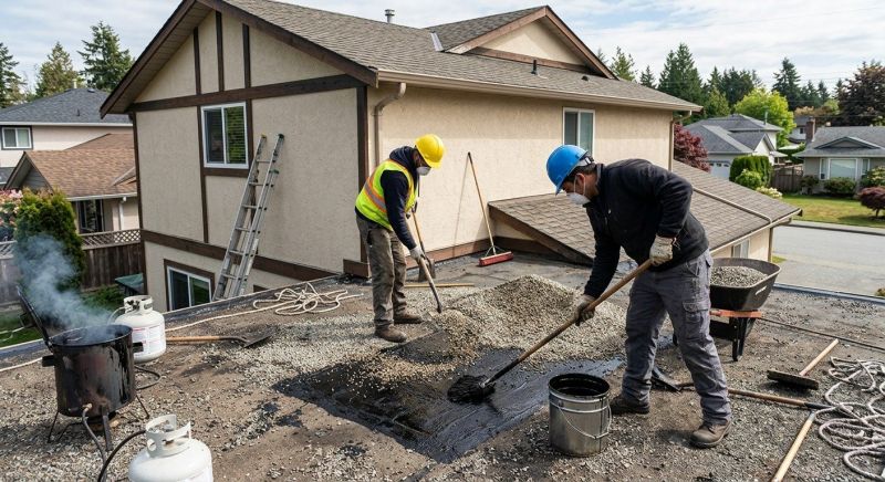 Tar And Gravel Roof Repair in Munster, IN