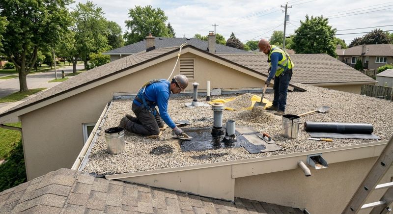 Tar And Gravel Roof Repair in Oak Lawn, IL