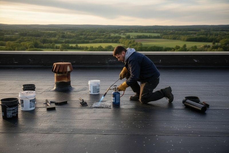 Tar Roof Repair in Crete, IL
