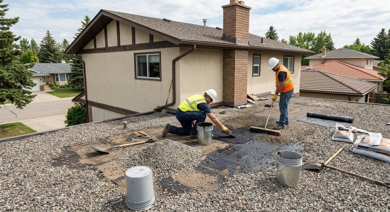 Tar Roof Repair in Hobart, IN