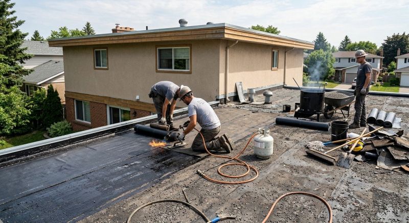 Tar Roof Repair in Saint John, IN