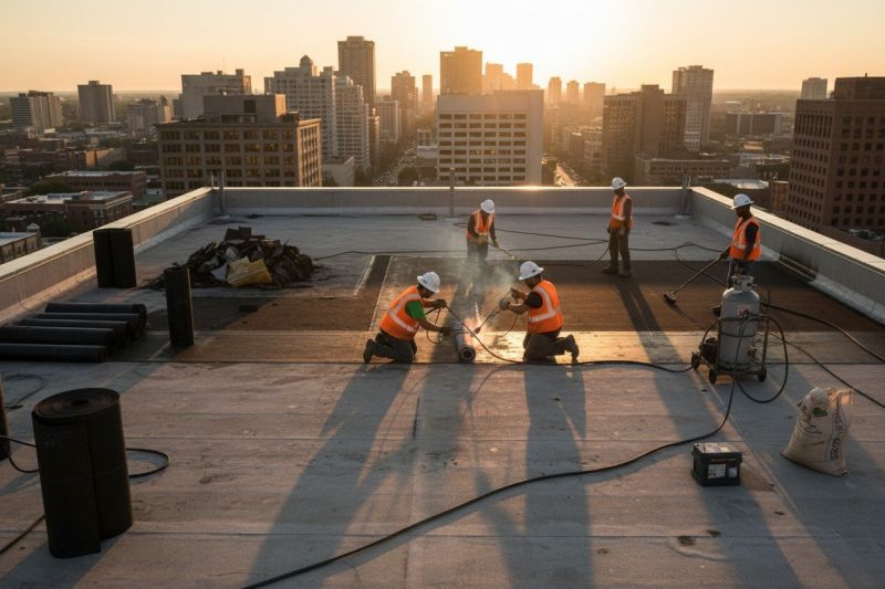 Tar Roof Replacement in East Chicago, IN