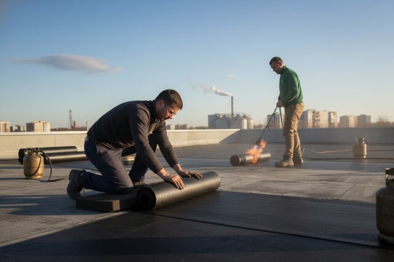 Tar Roof Replacement in Flossmoor, IL