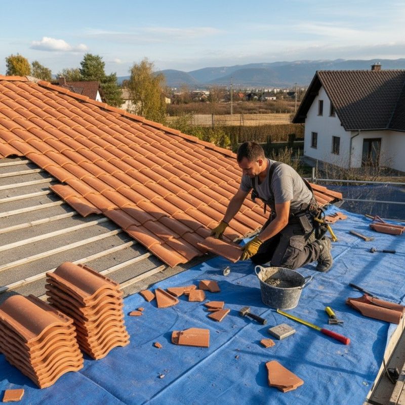 Tile Roof Repair in Lake Station, IN