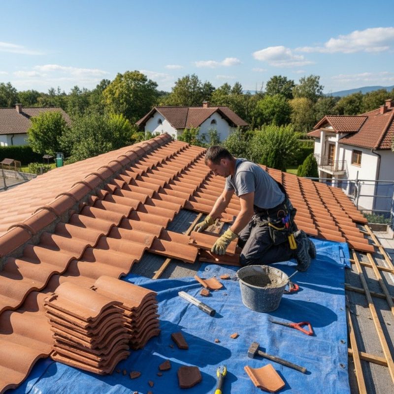 Tile Roof Repair in Westville, IN