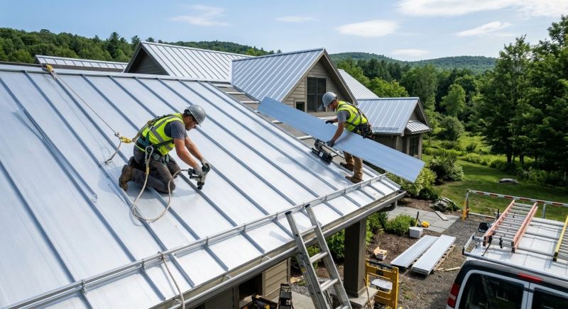 Tin Roof Installation in Crete, IL