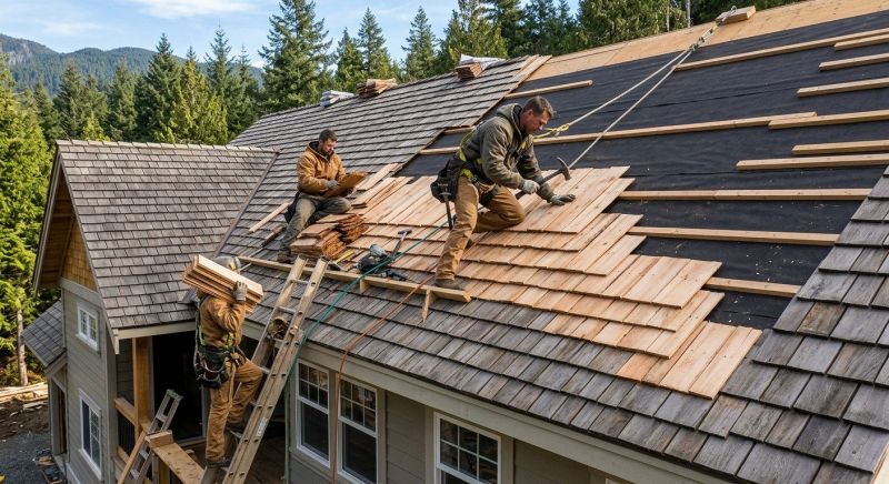 Wood Roofing Installation in Cook County, IL