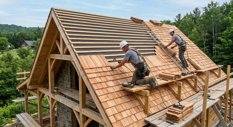 Wood Roofing Installation in East Chicago, IN