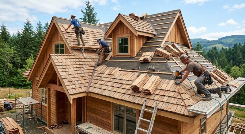 Wood Roofing Installation in Merrillville, IN