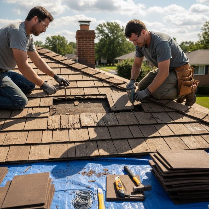 Wood Shake Roof Repair in Gary, IN