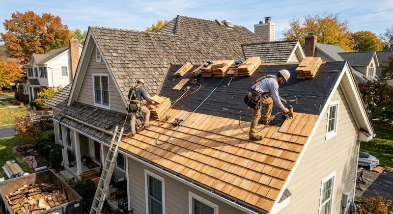 Wood Shake Roof Replacement in Chesterton, IN