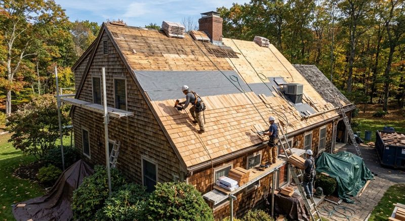 Wood Shingle Roof Replacement in Gary, IN